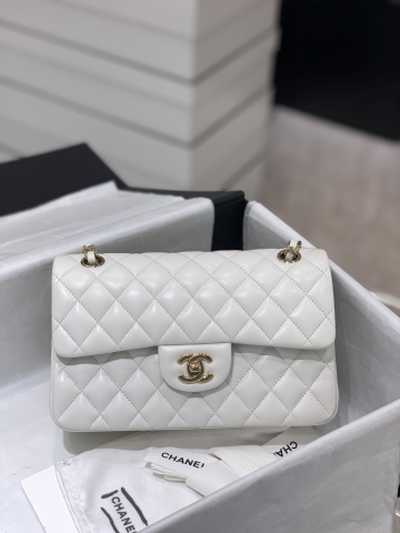 TÚI CHANEL CF 23 LAMBSKIN BODIN JOYEUX WHITE DA HAAS