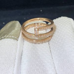 Nhẫn Cartier Just un Clou vàng hồng 18K