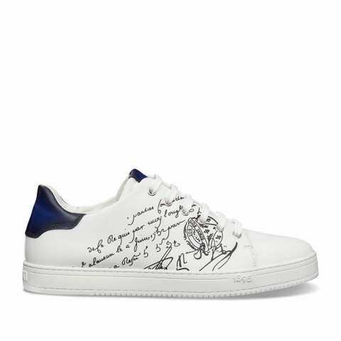 GIÀY BERLUTI Playtime Leather Sneaker Light White