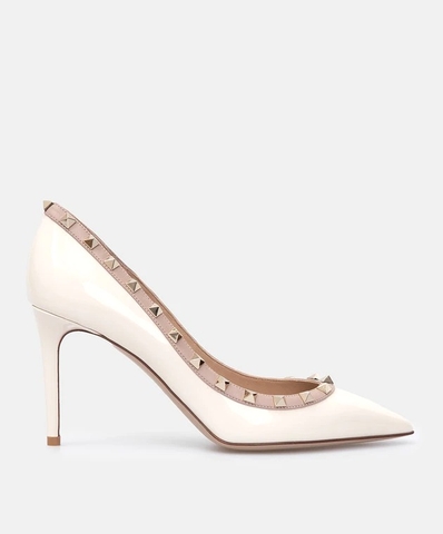 GIÀY VALENTINO ROCKSTUD PATENT LEATHER PUMPS