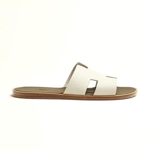 DÉP HERMES IZMIR EPSOM LEATHER Beige Glaise Vert Toundra