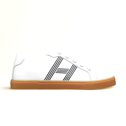 GIÀY HERMES Avantage sneaker Blanc Marine