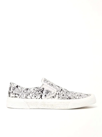GIÀY CELINE SLIP ON PRINTED CANVAS