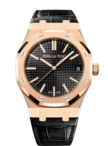 Đồng hồ Audemars Piguet Royal Oak Black Dial mặt số màu đen