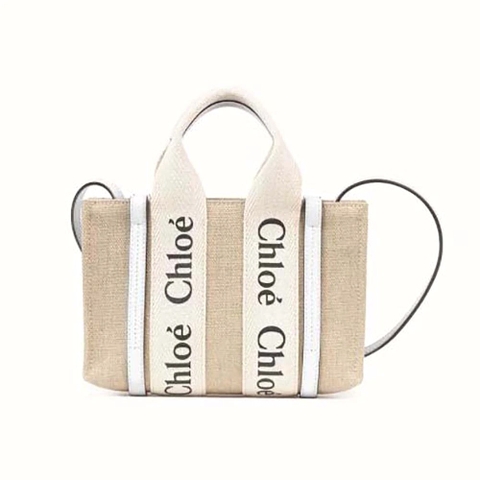 TÚI Chloe Women Mini Woody Tote Bag-Blue