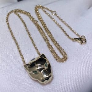 Dây chuyền đá Garnet Tsavorite Panthère de Cartier vàng 18K  (Liên hệ để biết giá)