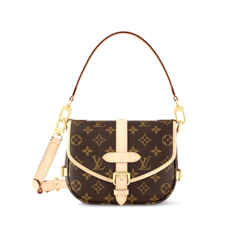 TÚI LOUIS VUITTON  LV SAUMUR BB TOP QUALITY MÀU TRẮNG NÂU