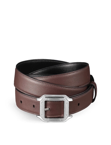 DÂY LƯNG CARTIER Santos de Cartier leather belt