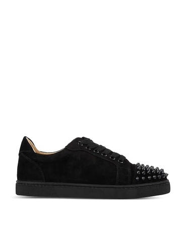 GIÀY CHRISTIAN LOUBOUTIN Vieira spikes flat veau velours