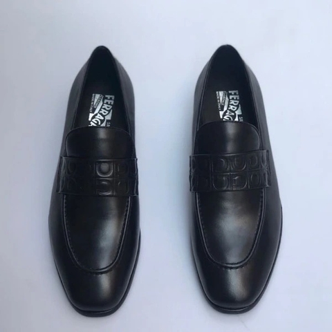 GIÀY SALVATORE FERRAGAMO LOAFER BLACK TOP QUALITY SHOES AAA
