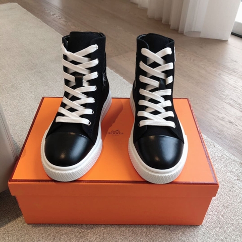 GIÀY HERMES KELLY SNEAKER HIGH SPORTS DENIM BACK AAA