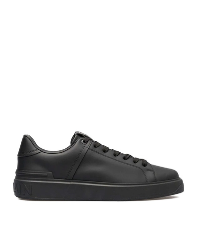 GIÀY BALMAIN B-COURT LOGO SNEAKERS IN BLACK