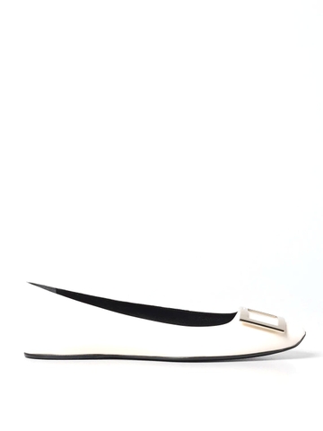 GIÀY ROGER VIVIER Yellow Cream ballet flats shoes
