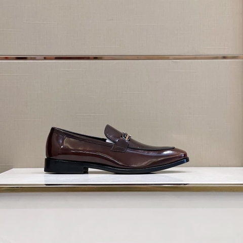 GIÀY SALVATORE FERRAGAMO LOAFER BROWN TOP QUALITY SHOES AAA