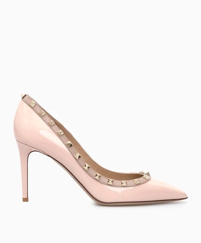 GIÀY VALENTINO ROCKSTUD PATENT LEATHER PUMPS