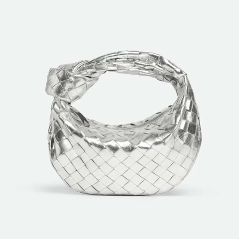 TÚI Bottega Veneta Women Mini Jodie-Bạc