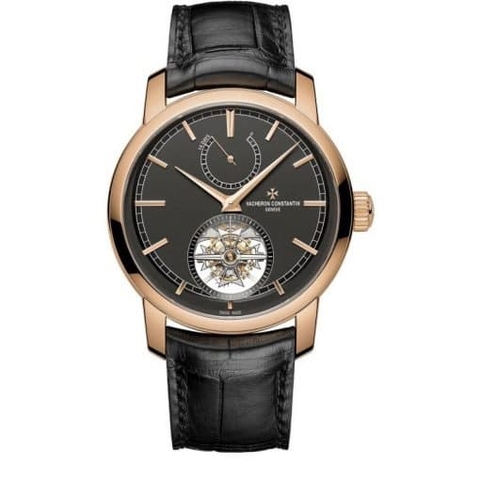 Đồng hồ Vacheron Constantin Traditionnelle Tourbillon mặt số màu đen