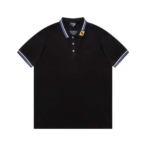 ÁO FENDI POLO SHIRT BLACK MÀU ĐEN