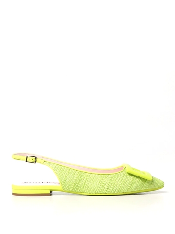 GIÀY ROGER VIVIER Green flat shoes