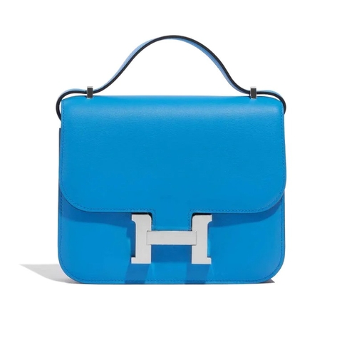 TÚI Hermès Constance 18 Swift Blue Frida