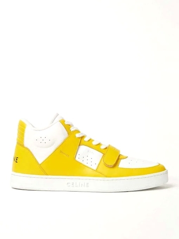 GIÀY CELINE HIGH TOP SNEAKER WHITE YELLOW