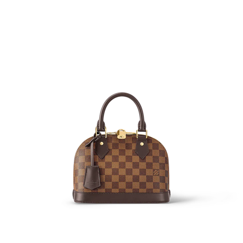 TÚI LOUIS VUITTON Alma BB DAMIER EBENE
