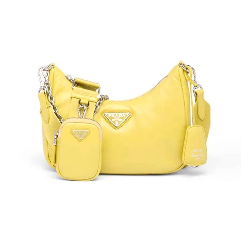 TÚI Prada Women Padded Nappa-Leather Prada Re-Edition 2005 Shoulder Bag-Yellow