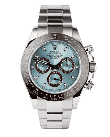 Đồng hồ Rolex Cosmograph Daytona Ice Dial mặt số màu xanh băng