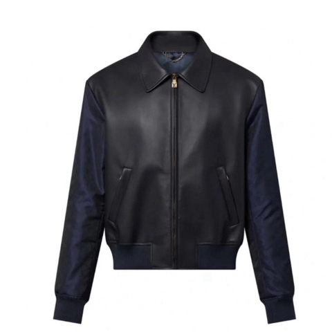 ÁO LOUIS VUITTON BOMBER LEATHER JACKET TOP QUALITY AAA