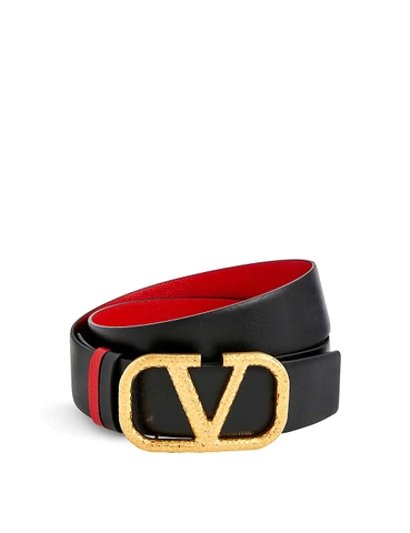 DÂY LƯNG VALENTINO GARAVANI VLOGO reversible leather belt