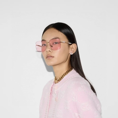 Kính GUCCI PEARL METAL FRAME HIGH CLASSY AAA