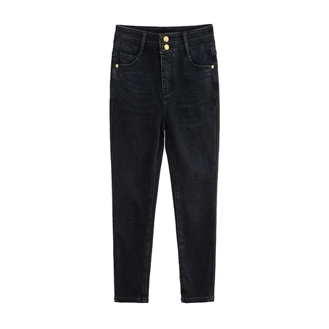 Quần jeans nữ cao cấp xuân thu JD7