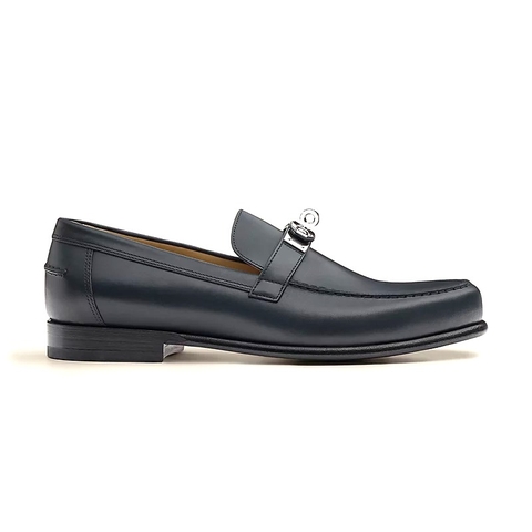 GIÀY HERMES Destin loafer Marine