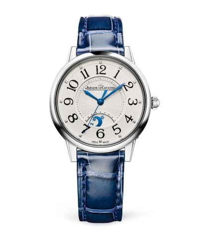 Đồng hồ JAEGER-LECOULTRE Stainless Steel and Diamond Rendez-Vous Night & Day 34mm mặt số màu trắng