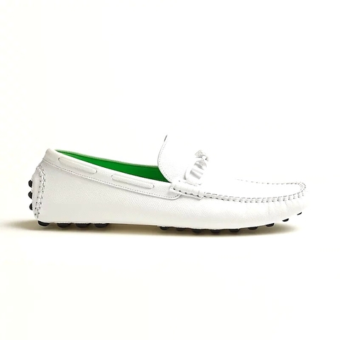 GIÀY HERMES Alessandro loafer Blanc