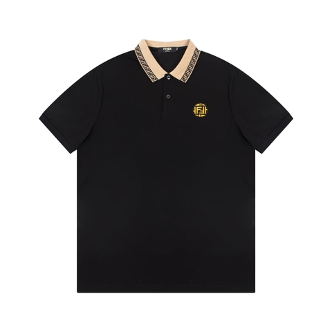 ÁO FENDI POLO SHIRT BLACK MÀU ĐEN