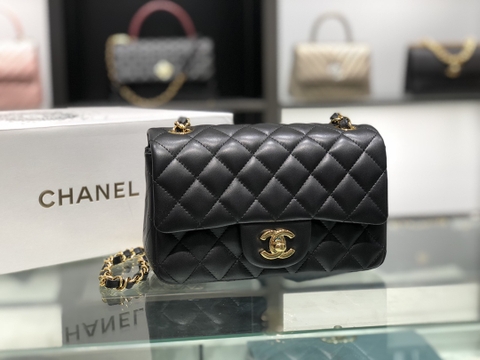TÚI CHANEL CF LAMBSKIN BLACK DA HAAS 20 GOLD