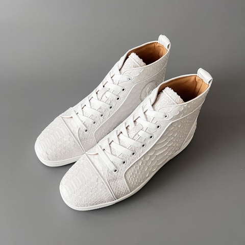 GIÀY CHRISTIAN LOUBOUTIN LOU SPIKES HIGH TOP TOP QUALITY SHOES AAA