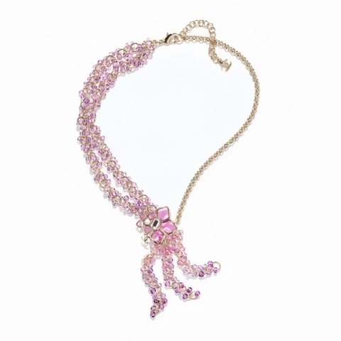 DÂY CHUYỀN CHANEL CRYSTAL WATERFALLING PURPLE