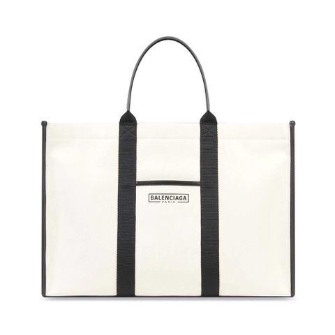 TÚI Balenciaga Hardware Small Tote Bag With Strap-Black