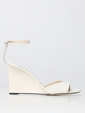 GIÀY JIMMY CHOO White heeled sandals shoes
