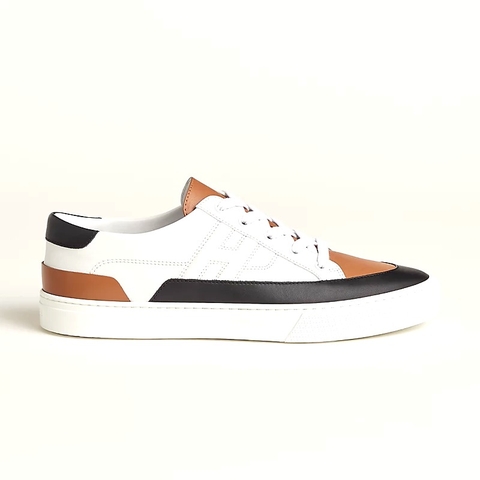 GIÀY HERMES Deep sneaker Blanc Naturel Noir