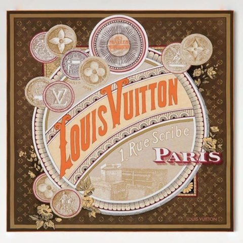 KHĂN LOUIS VUITTON TOP QUALITY AAA SILK
