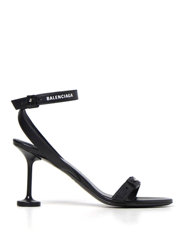 GIÀY BALENCIAGA Black Afterhour leather sandals shoes