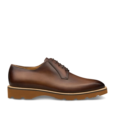 GIÀY BERLUTI Spada Leather Derby Cacao Intenso