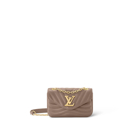 TÚI LOUIS VUITTON New Wave Chain Bag PM TAUPE