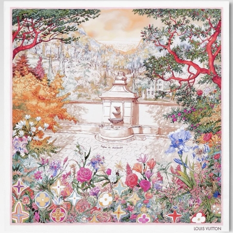 KHĂN LOUIS VUITTON TOP QUALITY AAA SILK