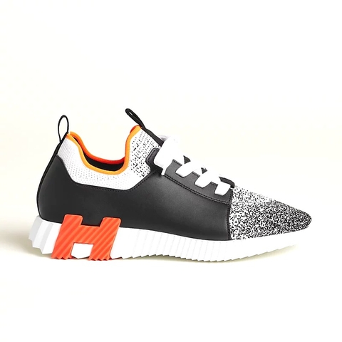 GIÀY HERMES Depart sneaker Noir Blanc