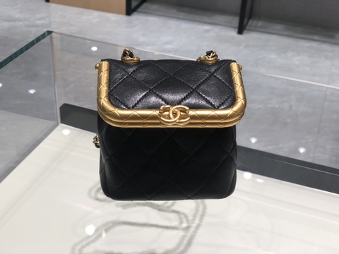 TÚI CHANEL 21 BRONZE LAMBSKIN BLACK DA HAAS 20