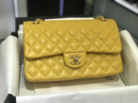 TÚI CHANEL CF 25 LAMBSKIN YELLOW DA HAAS 25